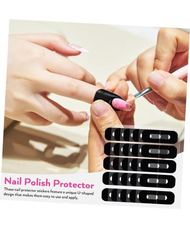 FRCOLOR Nail Polish Protector 300 Sheets Edge Sticker Patch Nail Protector Stickers Cuticle Protector for Nail Painting Manicure Protective Film Tool Nail Nail Protector Polish Nail Tape 3.00X2.50X0.10CMx3pcs As Shownx3pcs - Buy Online on SooperMarket.com