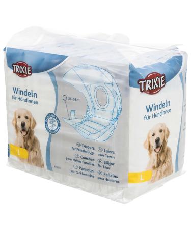 Trixie 23635 diapers for bitches L: 38 56 cm 12 pcs. white L