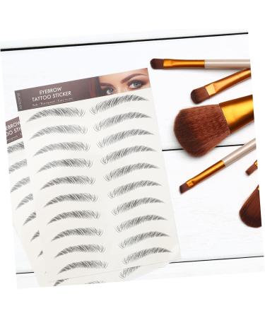 Baluue 24 Pcs Eyebrow Stickers Eyebrows Cosmetics Waterproof Eyebrow Tattoos Eyebrow Grooming Cejas Soy Ink - Buy Online on SooperMarket.com