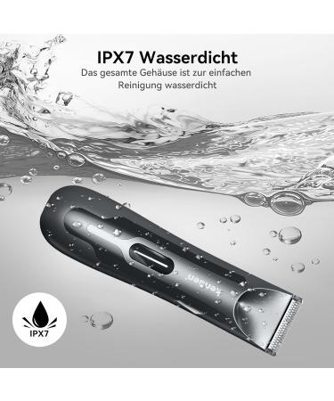 Buy Kensen Men's Intimate Razor - IPX7 Waterproof LED Light Wet & Dry for Body Grooming | Perfect for Testicles Legs Chest & Armpits - Buy Online on SooperMarket.com
