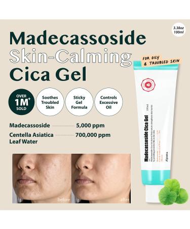 A'PIEU Madecassoside Cica Gel - Soothes Dryness, Redness & Blemishes - Centella Asiatica & Vitamin E - 3.38 fl oz - Buy Online on SooperMarket.com