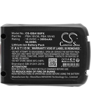 Buy ELMEKO Replacement Battery 3000mAh for Gardena PBA 18V20 18V36 18V45 18V72 & PowerJet 18V | International Shipping Available - Buy Online on SooperMarket.com
