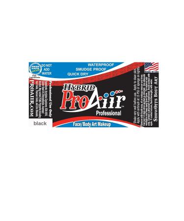 ProAiir Water Resistant Face Painting Makeup - 8 oz (240ml) Black - Buy Online on SooperMarket.com