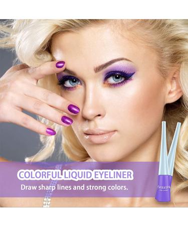 Matte Liquid Eyeliner Set - 8 Colors, Long Lasting, Waterproof, High Pigmented Eye Liner Pen for Women & Girls - 8 PCS - Buy Online on SooperMarket.com