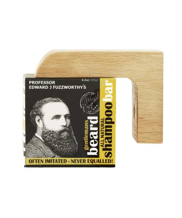 Professor Fuzzworthy Wood Magnetic Soap Holder - In-Shower Storage for Soaps & Shampoo Bars - Beech Wood Soap Dish Dispenser - No More Soggy Soaps - Buy Online on SooperMarket.com