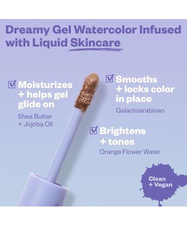 Kosas 10-Second Eye Gel Watercolor Eyeshadow - Blaze | Moisturizing & Brightening Shimmer - Buy Online on SooperMarket.com