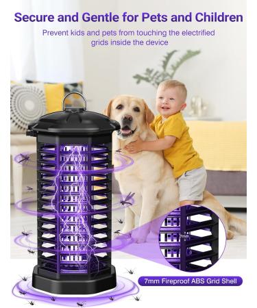 Meoligram 2-in-1 Insect Destroyer - UV Mosquito Trap & LED Fly Catcher for Indoor/Outdoor Use - Buy Online on SooperMarket.com