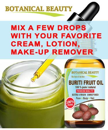 Buy Brazilian Buriti Fruit Oil - Pure Cold Pressed Natural Carrier Oil for Face Body Hair & Nails | 1 fl. oz (30 ml) - Worldwide Shipping - Buy Online on SooperMarket.com