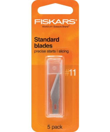 Fiskars 196010-1006 Standard Number 11 Blades, 5 Pack, Orange