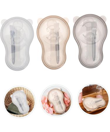 minkissy 9 Sets Bowl Brush Silicone Mixing Bowl Bowl Pp Soft Fur Mixing Spoon - Buy Online on SooperMarket.com