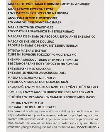 Peter Thomas Roth Pumpkin Enzyme Mask | Exfoliating Pumpkin Facial Mask for Dullness, Fine Lines & Uneven Skin Tone | 5 Fl Oz - Buy Online on SooperMarket.com