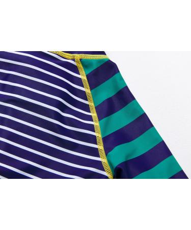 BONVERANO Baby Boys Swimsuit | UPF 50+ Full-Zip Hoodie One Piece Swimwear | 3-6 Months Stripe - Buy Online on SooperMarket.com