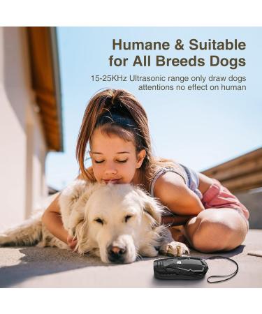 Anti Barking Device Auto Dog Barking Deterrent Devices Stop Dog Barking Ultrasonic Anti Barking Device Dogs Bark Stopper LED Indicate Indoor Outdoor Bark Control Training For Small Medium Large Dogs - Buy Online on SooperMarket.com