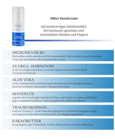 Blure Silver Hand Cream - Ultimate Relief for Dry Cracked Hands | Soothing Formula with Microsilver Aloe Vera & Urea - 100ml Airless Pump - Buy Online on SooperMarket.com