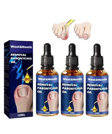 3Pcs German Toenailcare Removal Paronychia Oil Toenail Treatment Best Nail Repair Solution  Anti Paronychia Relief Oil for Toenail Care.