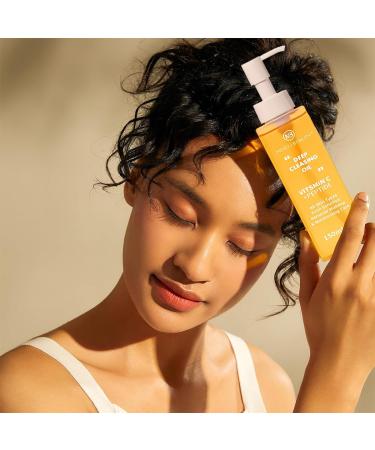 Cleansing Oil - Vitamin C + Peptide Makeup Remover Oil Deep Cleansing Oil for Face - Removes Impurities Sunscreen & Waterproof Makeup - Gentle Daily Makeup Remover Nourishing Skin & Keep pH Balance - Buy Online on SooperMarket.com