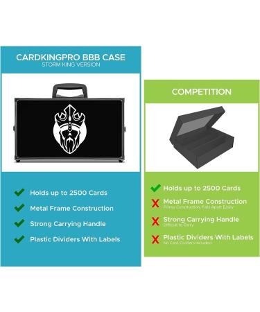 Game Card Storage Case (BBB/STORM Edition) | Case Is Compatible with Magic The Gathering  MTG  All Standard Card Games (Game Not Included) | Includes 8 Dividers | Fits up to 2500 Loose Unsleeved Cards Storm King - Buy Online on SooperMarket.com