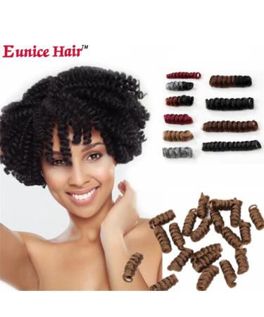3 Packs Eunice Hair Saniya Curl Ombre Braids - 20 Inch Bouncy Synthetic Crochet Hair (1B Gray) - Free Hook Included - Buy Online on SooperMarket.com