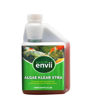 Envii Algae Klear Xtra Blanket Weed Treatment for Ponds Removes Blanket weed & String Algae Safe for all Fish & Wildlife 500ml Treats 10 000 litres