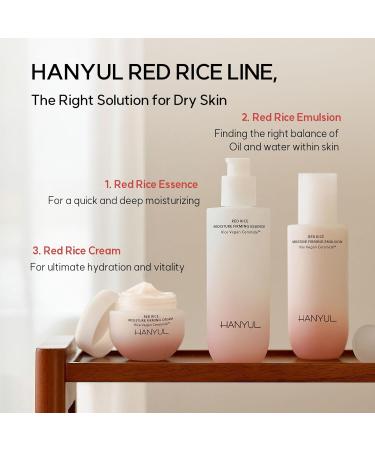Hanyul Red Rice Moisture Firming Cream | Vegan Ceramide Moisturizer for 100-Hour Hydration & Skin Firming | Korean Fine Wrinkle Care - 1.86 fl.oz - Buy Online on SooperMarket.com
