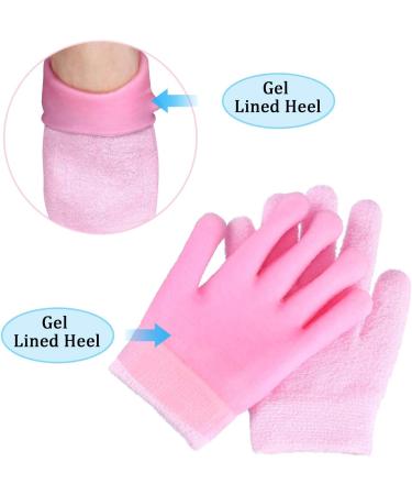 Dacvgog Moisturizing Gloves Set Care Heel Moisturizer Treatment Soft and Cotton for Hard and Cracked Skin - Buy Online on SooperMarket.com