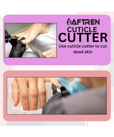 Cuticle Cutter Cuticle Pusher Cuticle Nipper Professional Stainless Steel Cuticle Cutter Durable Cuticle Cutter Pedicure Manicure Tools for Fingernails and Toenails - Buy Online on SooperMarket.com