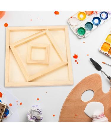 5-Piece Square Unfinished Wood Canvas Panel Boards for Painting and Home Decor - Buy Online on SooperMarket.com