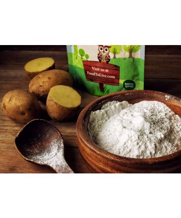Organic Potato Starch 1lb - Non-GMO Unmodified Powder for Cooking & Baking - Vegan & Kosher - Great for Thickening Sauces, Soups & Gravy - Buy Online on SooperMarket.com