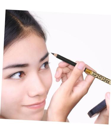PLAFOPE 4 Pcs Makeup Eyebrow Pencils Eyebrow Pencil with Brush Makeup Eyeliner Grey Brow Pencil Black - Buy Online on SooperMarket.com
