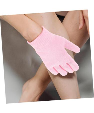 COOLHIYA 1 Set Moisturizing Gloves & Socks spa Gloves Men Essential Oils Hand lotions Men Lotion Hydrating Lotion Mittens for Men Pink Lotion Socks Polyester and Gel Dry Hands Man - Buy Online on SooperMarket.com
