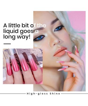 MIZHSE Nail Glitters Chrome Powder | Shiny Magic Mirror Effect | Soak off UV LED 10ml | DIY MJY007 - Buy Online on SooperMarket.com