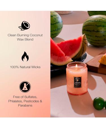 Voluspa Kalahari Watermelon Candle - 5.5 oz Clean Burning Coconut Wax 50 Hour Burn Time All Natural Wicks | Buy Internationally - Buy Online on SooperMarket.com