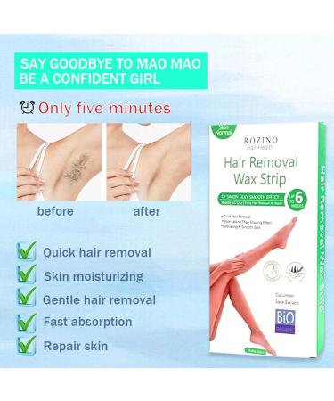 Lead Wax Strips for Women - 20 Durable Natural Hair Removal Sheets | Unisex Wax Paper for Body Arms Legs & Face - Buy Online on SooperMarket.com
