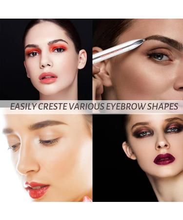 1/3PCS 4 In1 Eyebrow Contour Highlight Pen 4 in 1 Makeup Pen Waterproof Defining Highlighting Brow Pen Rotating Eyebrow Pencil Portable Eye Beauty Makeup Tool Gifts for Birthday Christmas 02# - Buy Online on SooperMarket.com