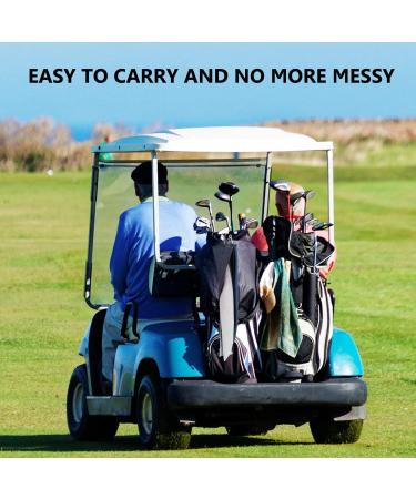 LUSTEMBER 3 Pack Large Size Golf Towels - Premium Microfiber Fabric - Heavy Duty Carabiner Clip - Tri-Fold Waffle Pattern - 16 x 24 - Remove Sand, Mud, Grass, and Dirt - Buy Online on SooperMarket.com