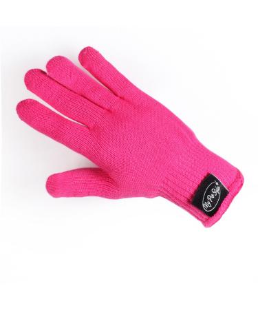 2PCS Heat Resistant Gloves for Hair Styling Tools - Pink - Buy Online on SooperMarket.com