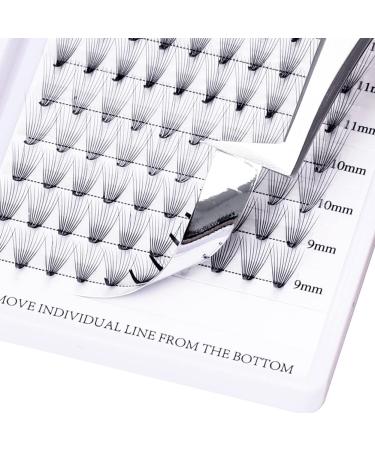 10D Volume Eyelash Extensions - Slanted D Curl 0.07 Mix 8-14mm | International Shipping - Buy Online on SooperMarket.com