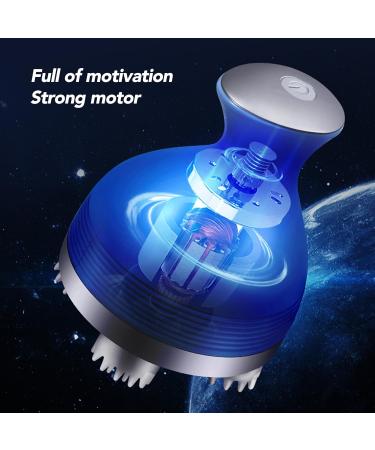 Electric Scalp Massager - IPX7 Waterproof 4 Modes & Silicone Bristles for Cats & More | Ultimate Relaxation Gadget - Buy Online on SooperMarket.com