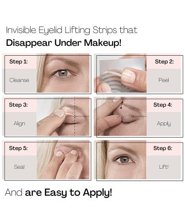 Small Wonderstripes Eye Lid Tape - 64 Pack | Eyelid Lifting Strips for Hooded & Droopy Eyes | Invisible Silicone Tape for All Shapes | Easy Makeup Application - Buy Online on SooperMarket.com