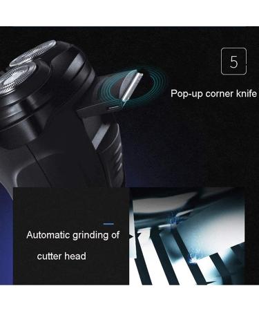 GeRRiT Electric Razor for Men - IPX7 Waterproof Rotary Shaver with Pop-Up Trimmer - Wet & Dry USB Rechargeable - Buy Online on SooperMarket.com
