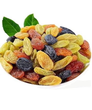 Golden Raisins Big fruit green grapes seedless Tri colored raisins500g No Added Sugar Vegan