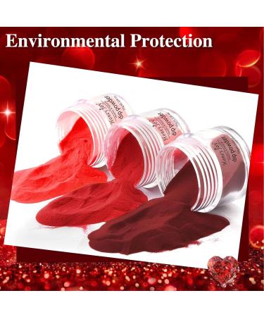 Dip Powder Set Honey Joy - 6 Color Glitter Dipping Powder Collection for Classic Red Manicure - Nail Art DIY Salon Kit, No Need for Nail Lamp - Great Gifts for Women - Buy Online on SooperMarket.com