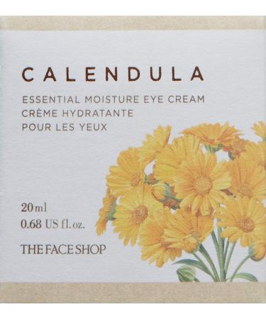 The Face Shop Calendula Essential Moisture Eye Cream - Lightweight Non-Greasy Formula for Soothing Eye Comfort - Buy Online on SooperMarket.com