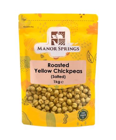 Roasted Yellow Salted Chickpeas 1kg by Manor Springs