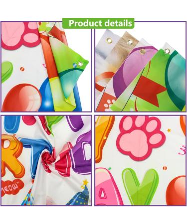 Cat Happy Birthday Backdrop Cat Birthday Party Decorations Kitten Photography Background for Pets Kitty Lover Kids Cat Theme Birthday Party Supplies - Buy Online on SooperMarket.com