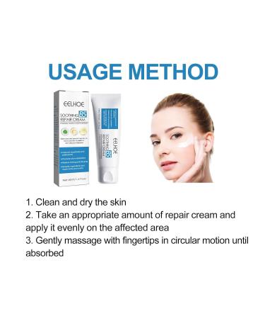 B5 Soothing Repairing Cream - Strengthen Skin Barrier Repair Acne-Prone Skin Improve Roughness | 40ml - International Shipping Available - Buy Online on SooperMarket.com