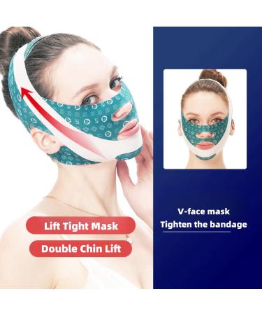 V-Line Face Lift Band - Facial Slimming & Lifting Strap for Men & Women | Anti-Sagging Chin Support for Defined Jawline & Wrinkle Reduction (Coffee - Buy Online on SooperMarket.com
