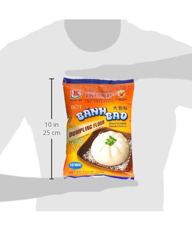 Vinh Thuan VT Asian Dumpling Flour Bot Banh Bao 2 Pack of 400g Traditional Vietnamese Chinese Rice Dumpling Bun For Meat Vegan Halal Recipes - Buy Online on SooperMarket.com
