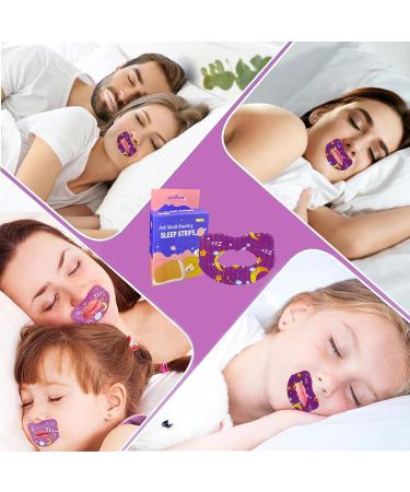 Mouth Tape For Sleeping Quit Mouth Breathing Device Anti Snoring Promotes Nasal Breathing Adhesive Non Woven Fabric Cute Pattern Large Size For Adults 30 Sheets For 30 Days Supply 30 Sheets Forming A New Habit Large Size for Adults - Buy Online on SooperMarket.com