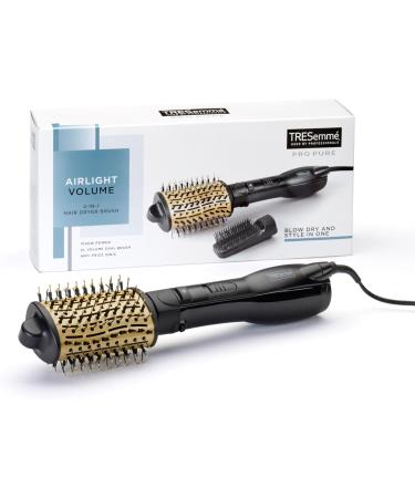 TRESemm 2-in-1 Hair Dryer Brush Airstyler | Oval Brush for Volume | Ionic Technology for Smooth Bouncy Blowout Styles - Buy Online on SooperMarket.com
